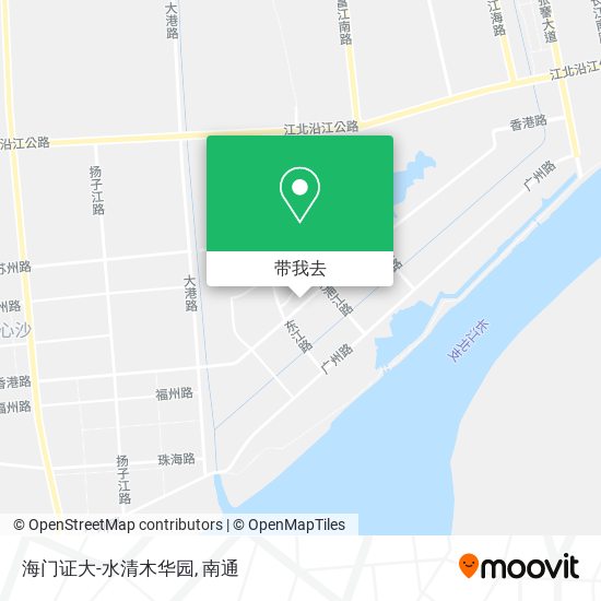 海门证大-水清木华园地图