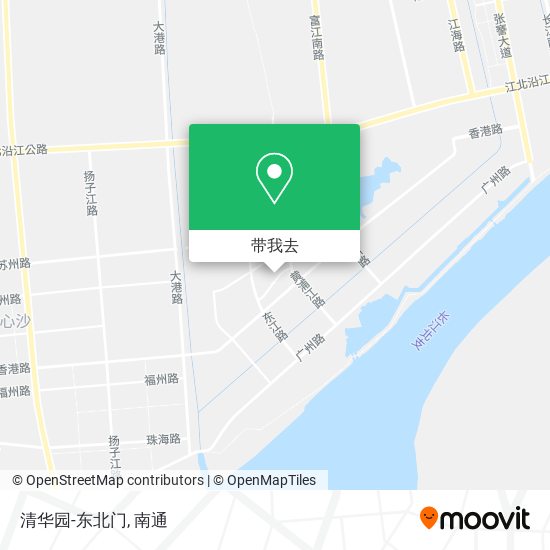 清华园-东北门地图