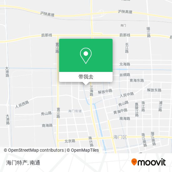 海门特产地图