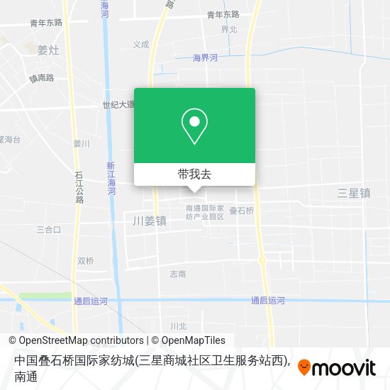 中国叠石桥国际家纺城(三星商城社区卫生服务站西)地图
