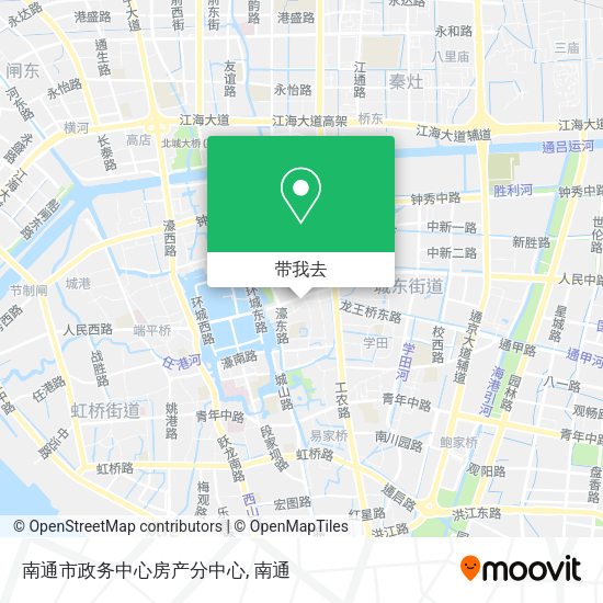 南通市政务中心房产分中心地图