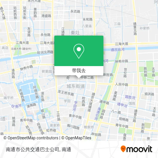南通市公共交通巴士公司地图