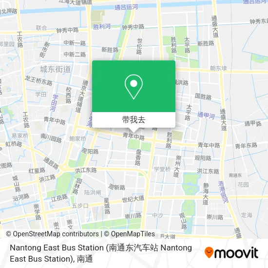 Nantong East Bus Station地图