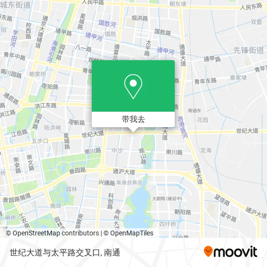 世纪大道与太平路交叉口地图