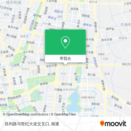 胜利路与世纪大道交叉口地图