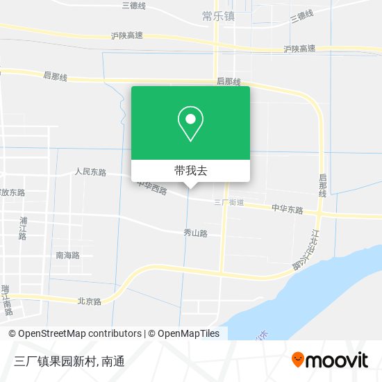 三厂镇果园新村地图