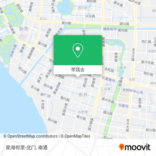 星湖邻里-北门地图