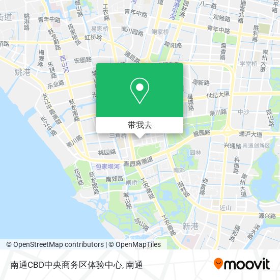 南通CBD中央商务区体验中心地图