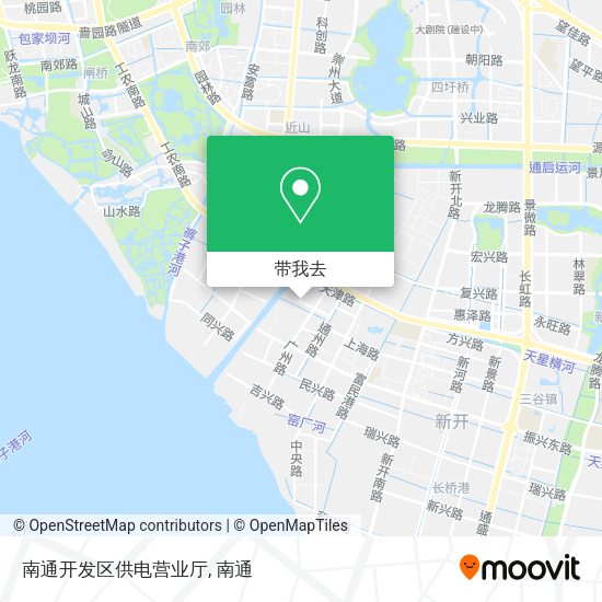 南通开发区供电营业厅地图