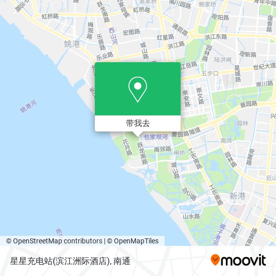 星星充电站(滨江洲际酒店)地图