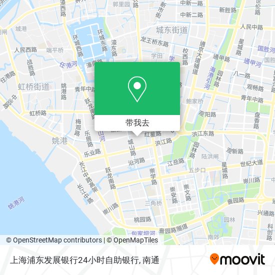 上海浦东发展银行24小时自助银行地图