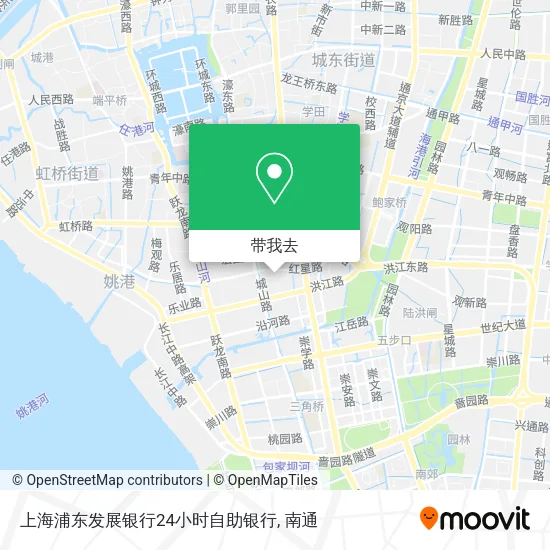 上海浦东发展银行24小时自助银行地图