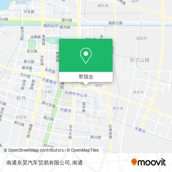 南通东昊汽车贸易有限公司地图