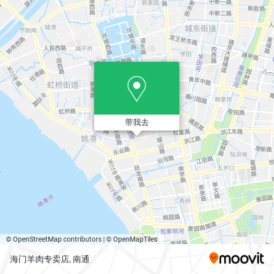 海门羊肉专卖店地图