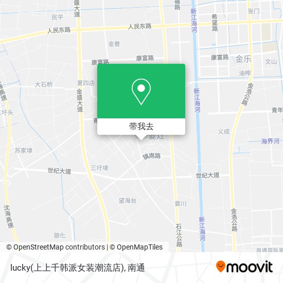 lucky(上上千韩派女装潮流店)地图