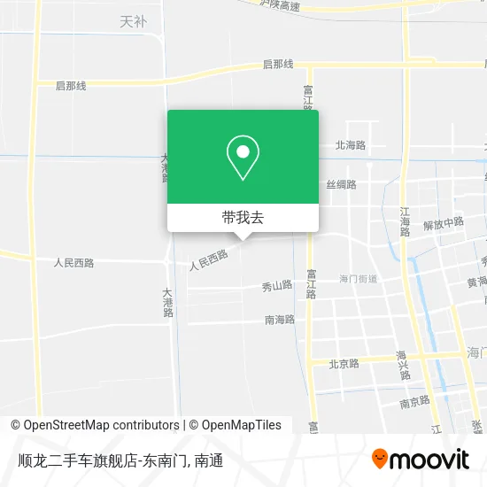 顺龙二手车旗舰店-东南门地图