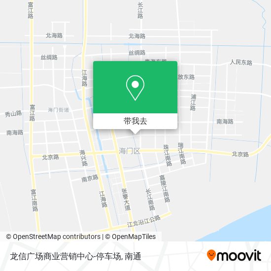 龙信广场商业营销中心-停车场地图