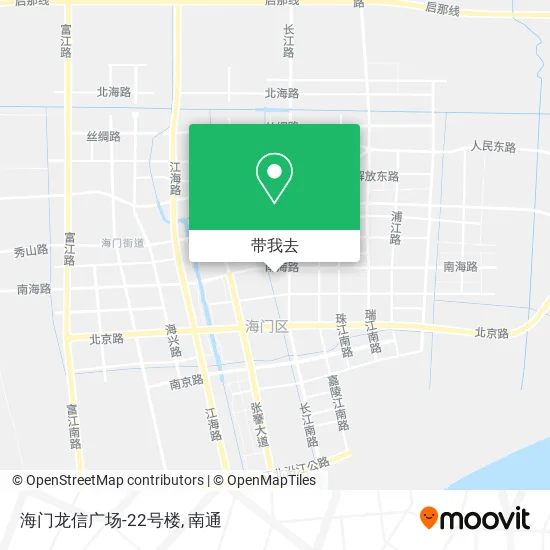 海门龙信广场-22号楼地图