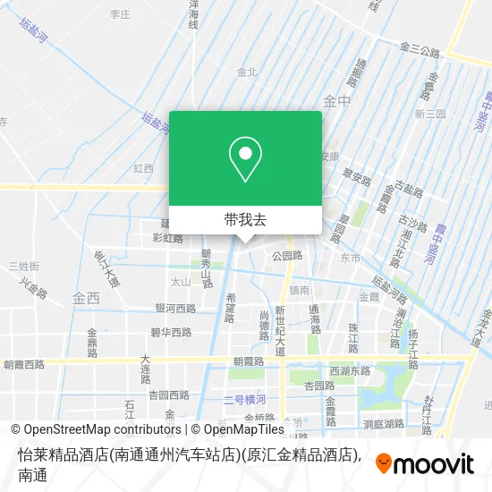 怡莱精品酒店(南通通州汽车站店)(原汇金精品酒店)地图