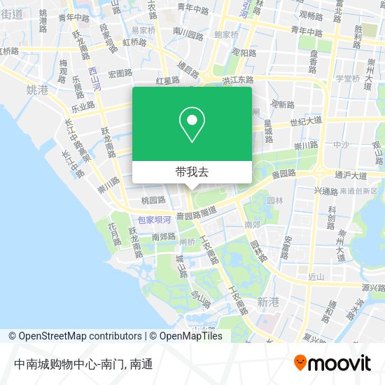 中南城购物中心-南门地图