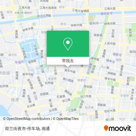 荷兰街夜市-停车场地图