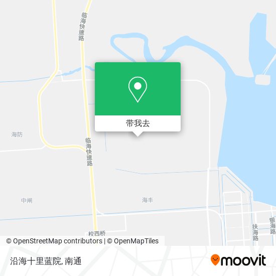 沿海十里蓝院地图