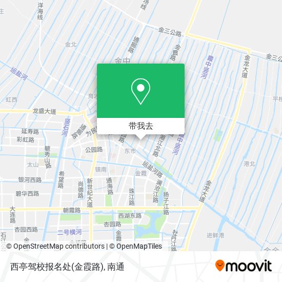 西亭驾校报名处(金霞路)地图