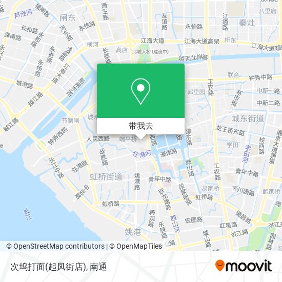 次坞打面(起凤街店)地图