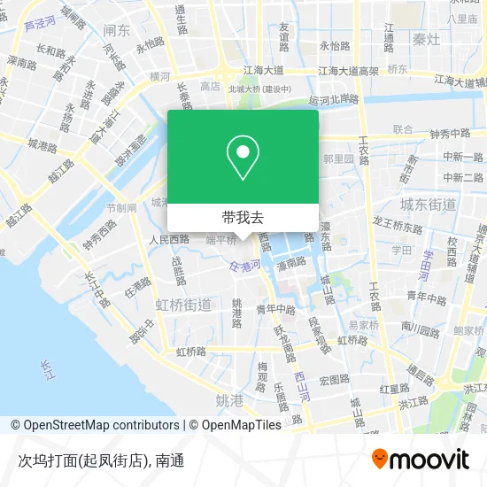 次坞打面(起凤街店)地图