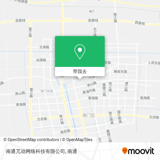 南通兀动网络科技有限公司地图