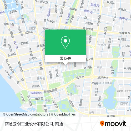 南通云创工业设计有限公司地图