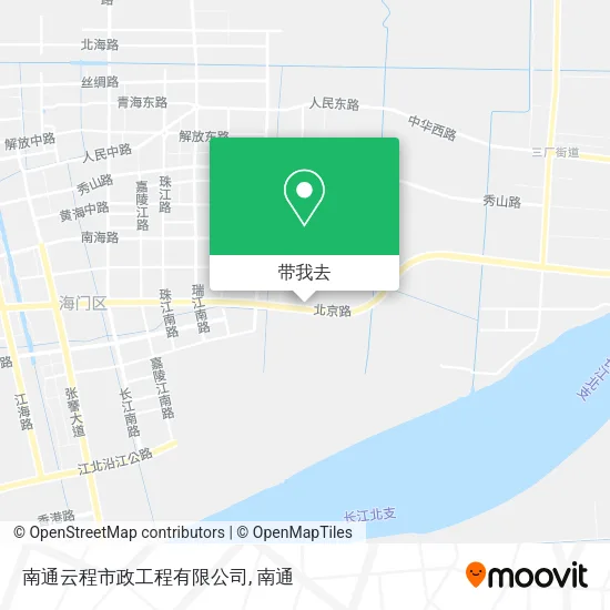 南通云程市政工程有限公司地图