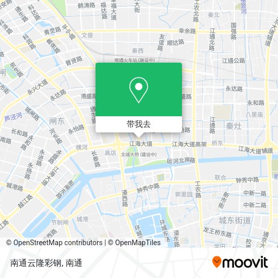 南通云隆彩钢地图