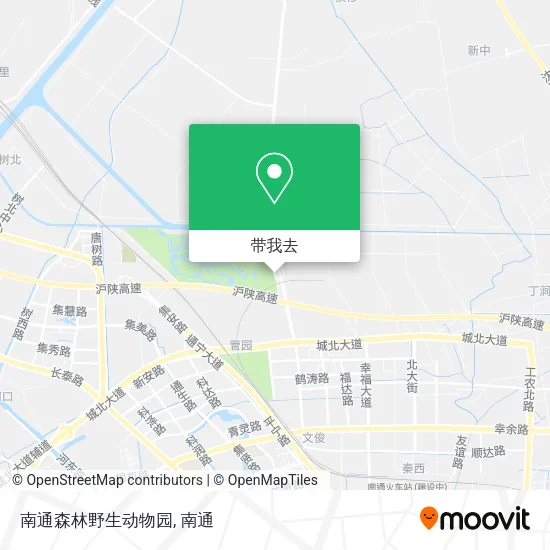 南通森林野生动物园地图