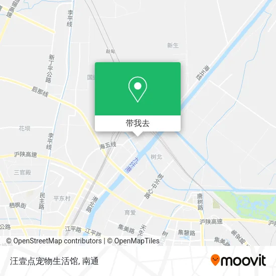 汪壹点宠物生活馆地图