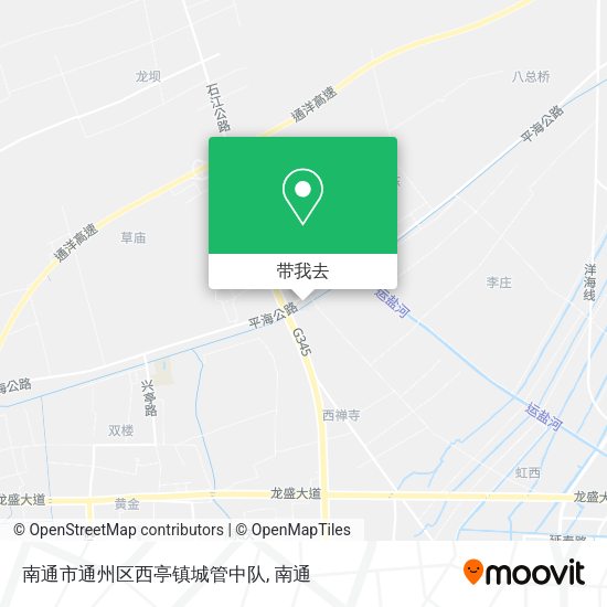 南通市通州区西亭镇城管中队地图