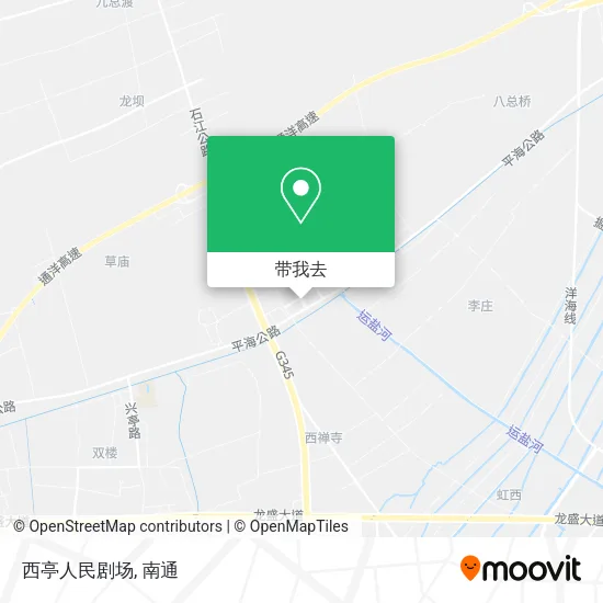 西亭人民剧场地图