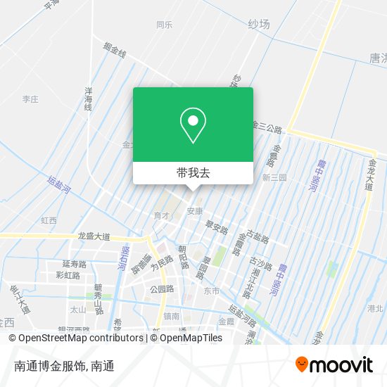 南通博金服饰地图