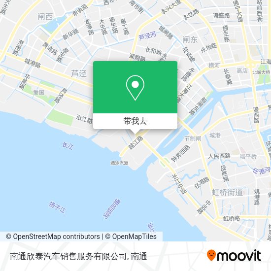 南通欣泰汽车销售服务有限公司地图