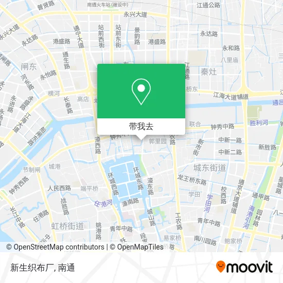 新生织布厂地图