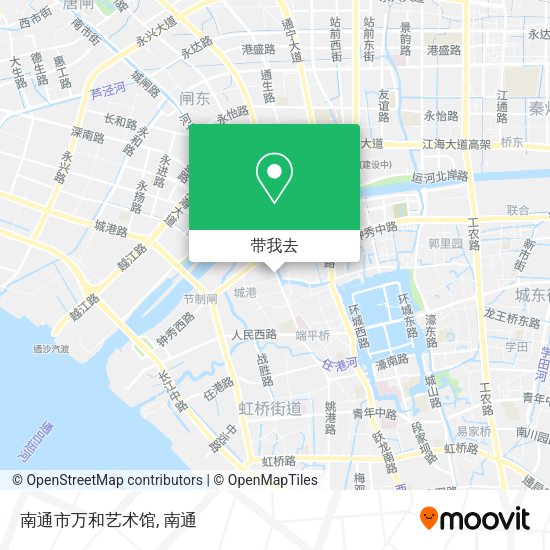 南通市万和艺术馆地图