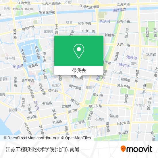 江苏工程职业技术学院(北门)地图