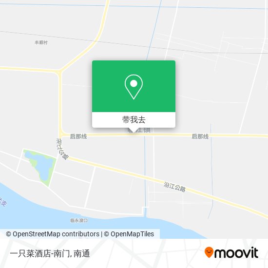 一只菜酒店-南门地图