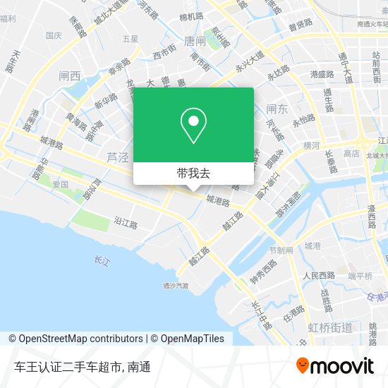 车王认证二手车超市地图