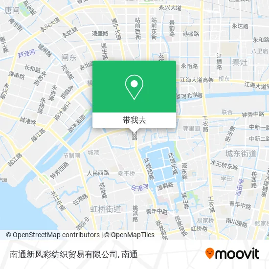 南通新风彩纺织贸易有限公司地图