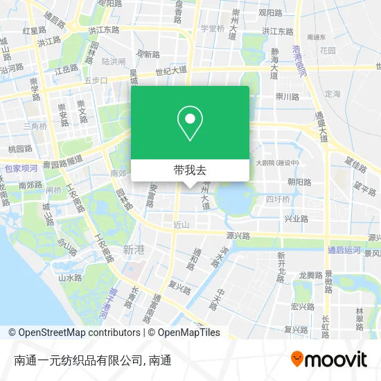 南通一元纺织品有限公司地图