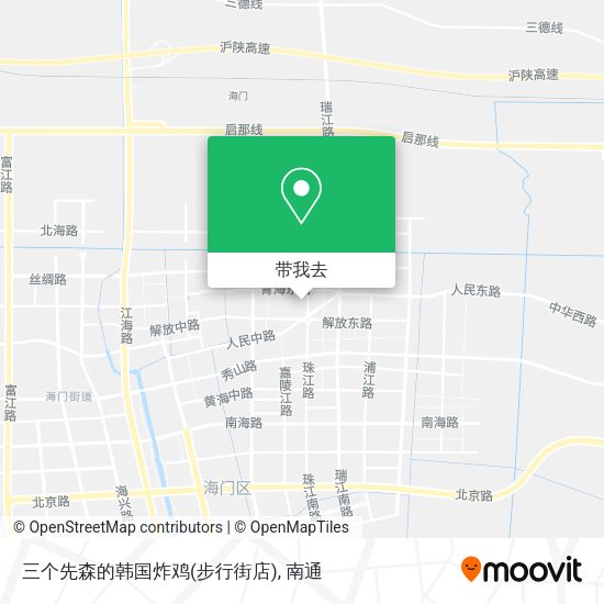 三个先森的韩国炸鸡(步行街店)地图