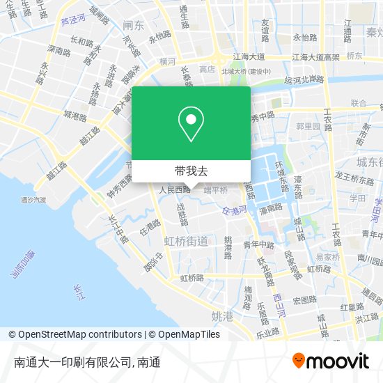 南通大一印刷有限公司地图