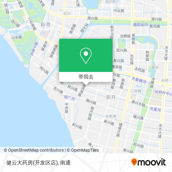 健云大药房(开发区店)地图