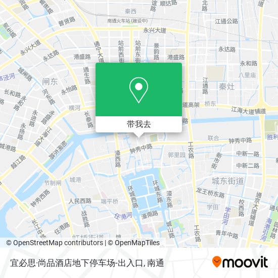 宜必思·尚品酒店地下停车场-出入口地图